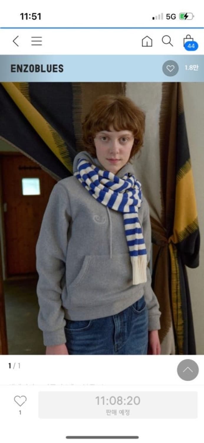 엔조블루스 롱슬리브 블루 상품이미지1