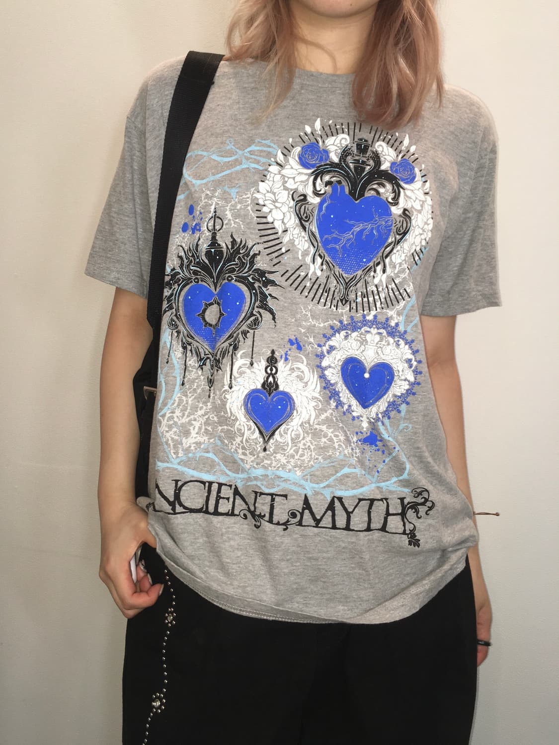 jpn vintage punk overfit printing t shir 상품이미지1