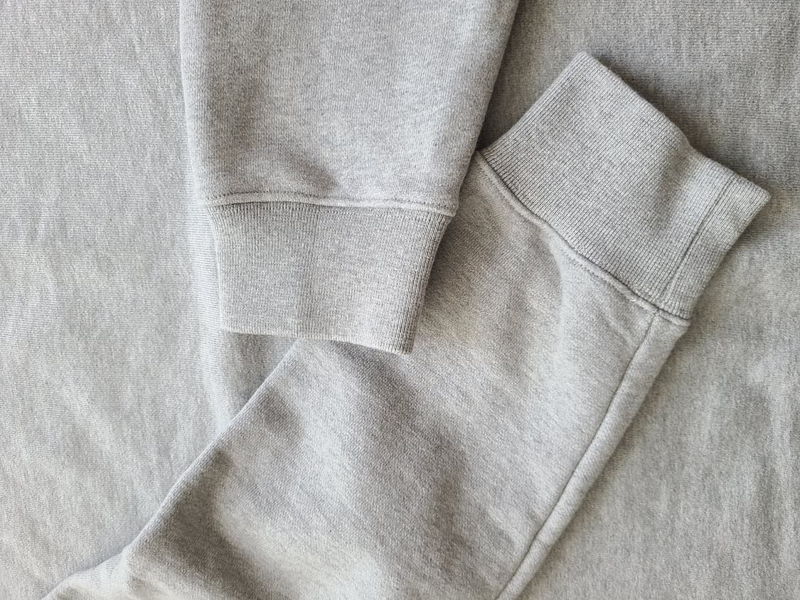 [S] 소버먼트 950g 그레이 세미오버 맨투맨 스웻셔츠 판매 상품이미지4