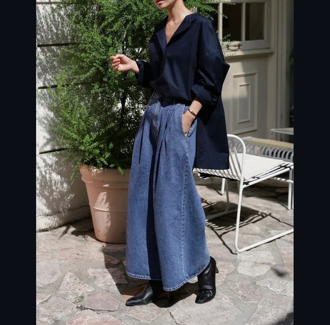 몸빼 로건 와이드진  상품이미지2