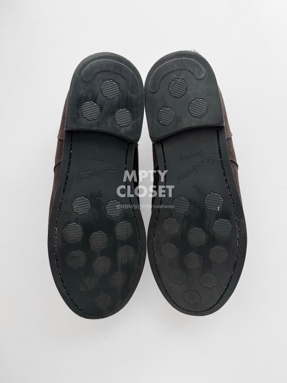 포스트맨 저널리스트 스웨이드 다크브라운 u팁 더비슈즈 상품이미지4