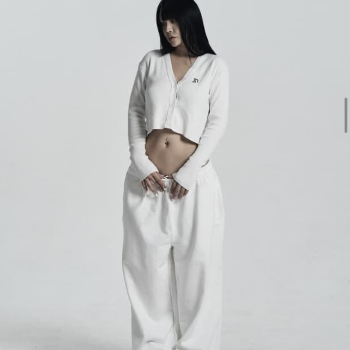새상품🍀) 오도어 비앙카 가디건 블랙 odor cardigan 상품이미지3