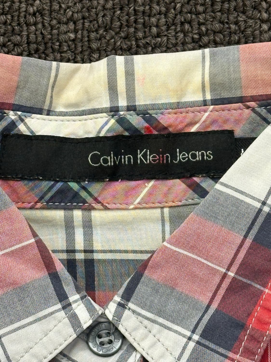 M)캘빈 클라인 진스 빈티지 체크 셔츠 상품이미지7