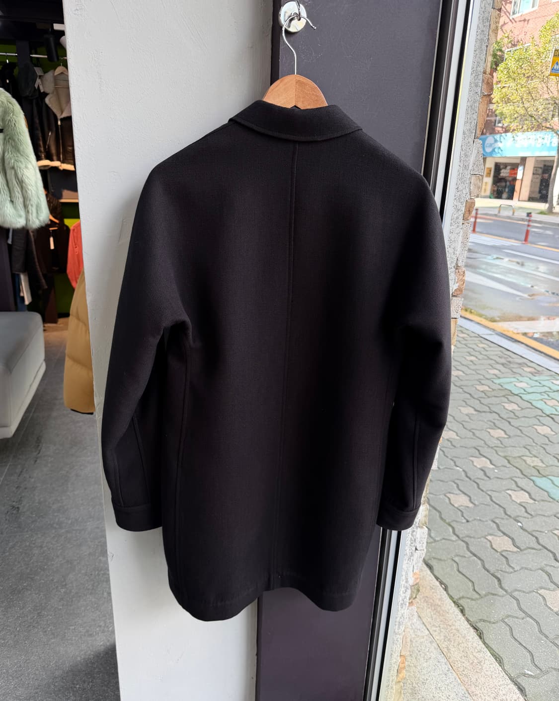 36/ 질샌더 울 블렌딩 하프코트 자켓 상품이미지6