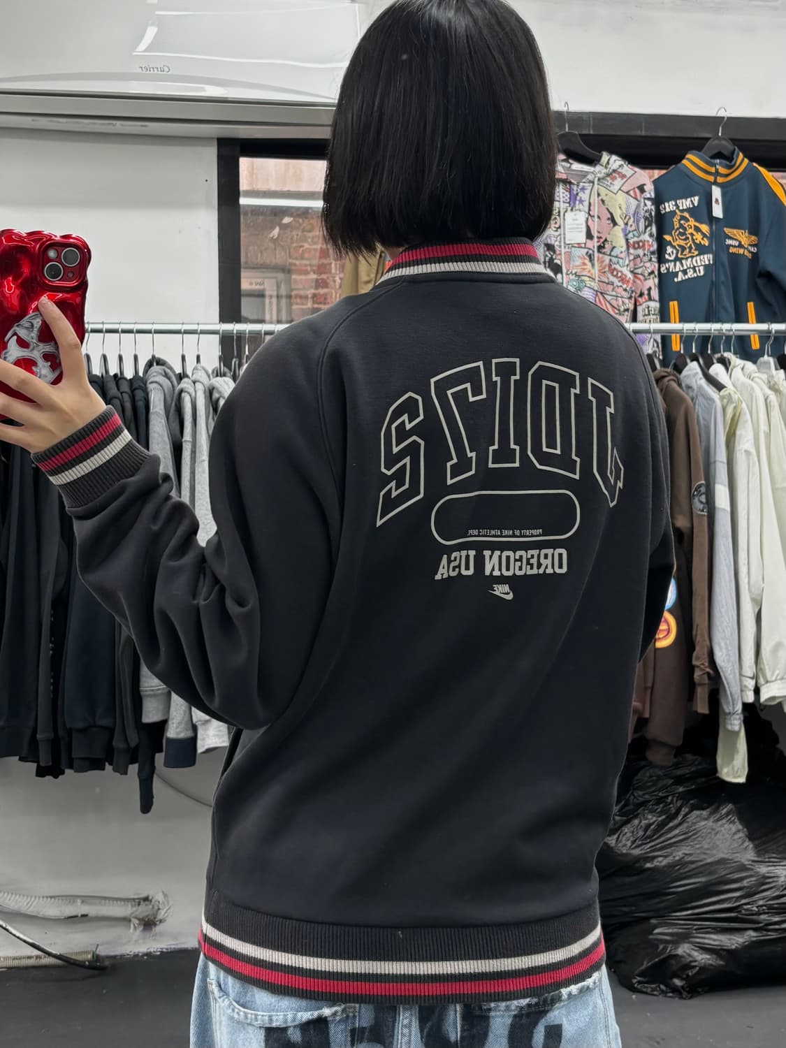 나이키 스펠로고 버튼 자켓 상품이미지4