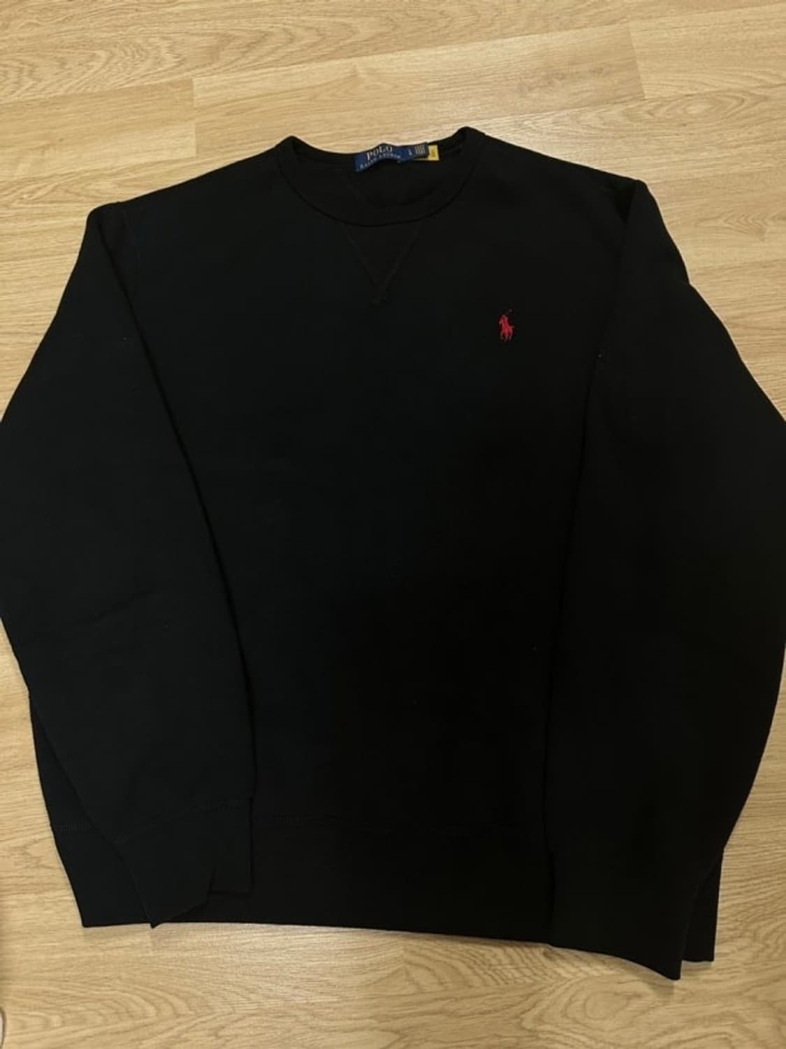 폴로 맨투맨 블랙 s 상품이미지1