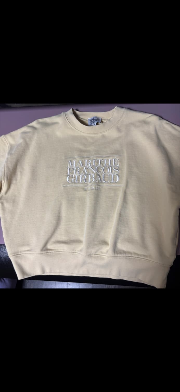 마리떼 프랑소와 저버 크롭 맨투맨 팝니다 상품이미지2