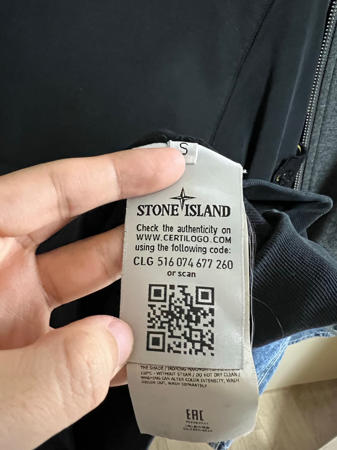 스톤아일랜드 맨투맨 블랙 상품이미지5