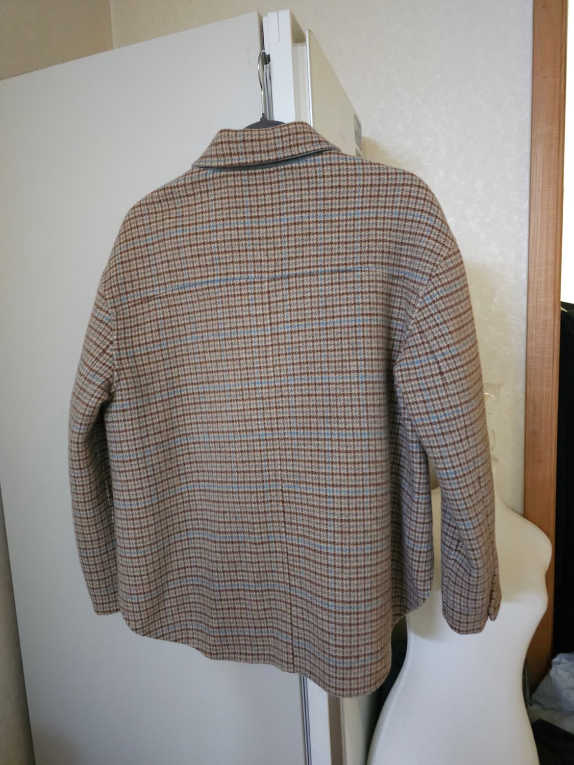 so wool 소울 울자켓 누빔 하프코트 상품이미지4