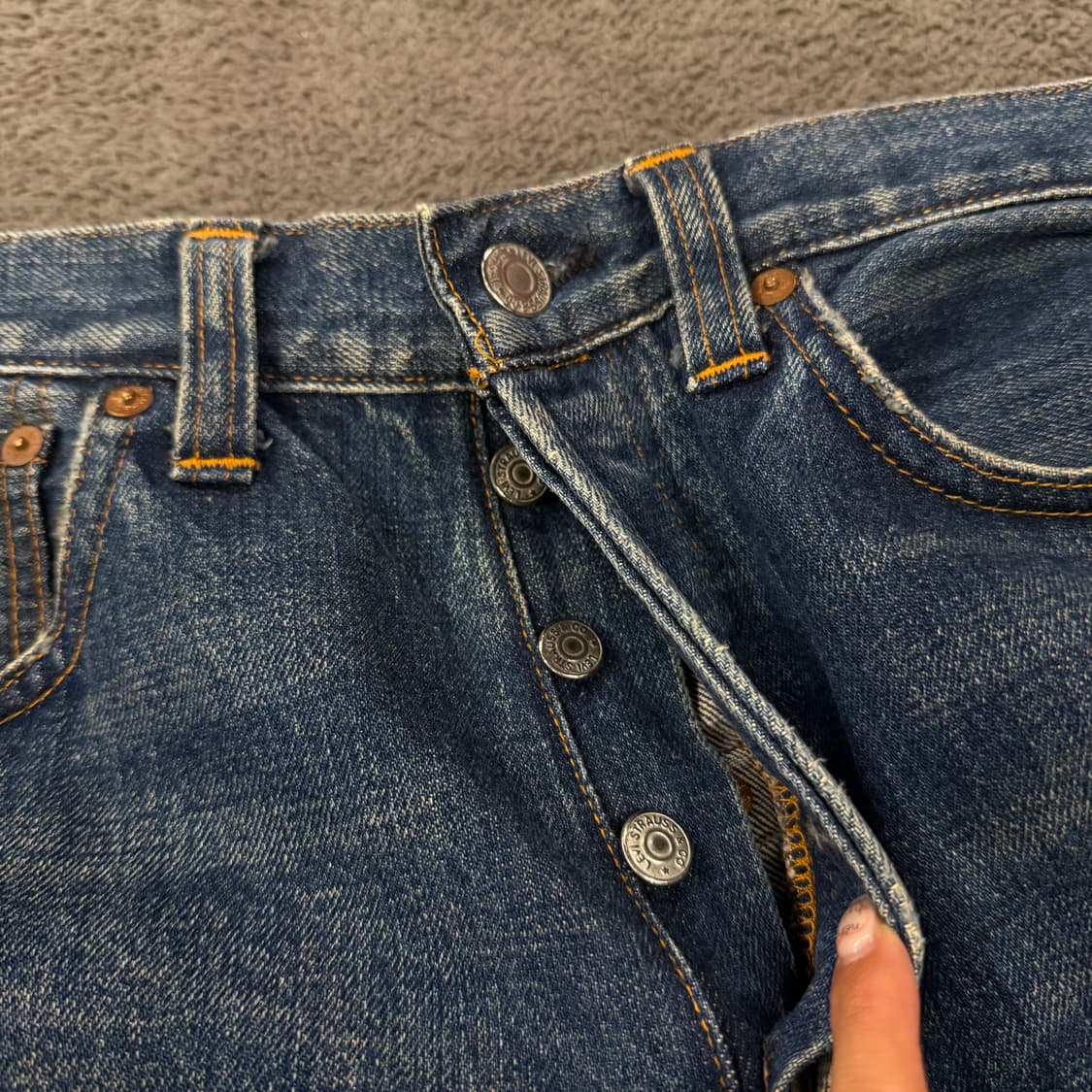 [정품] 리바이스501XX빅E셀비지1947복각555Valencia,USA 상품이미지9