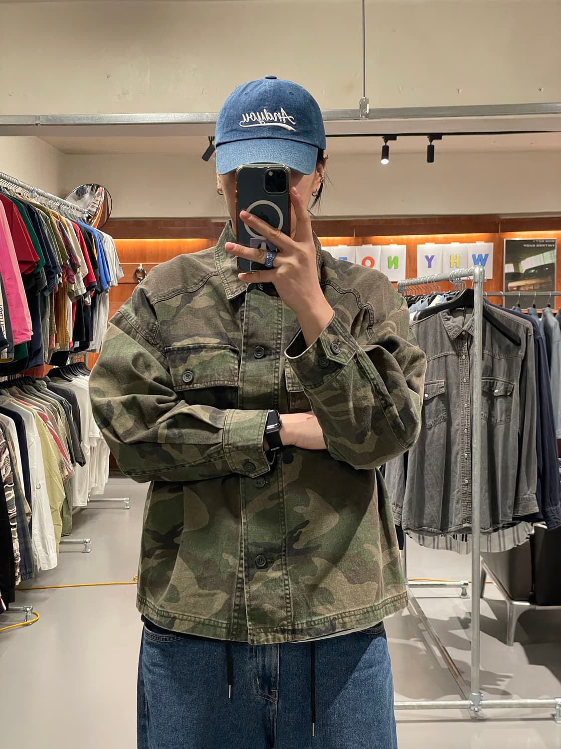 빈티지 카모플라주 셔츠 자켓  상품이미지2