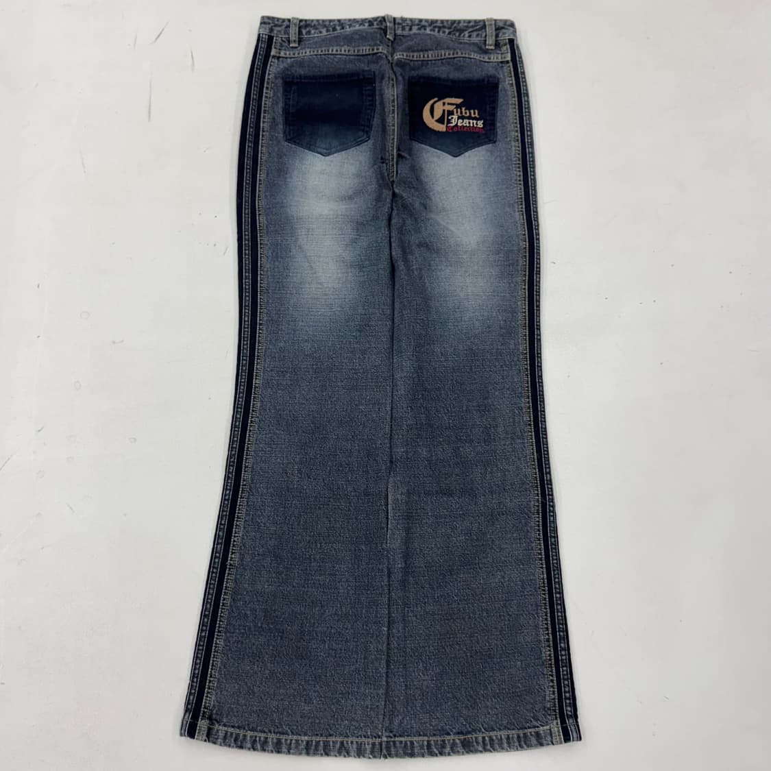 FUBU 후부 Y2K 부츠컷 워싱 데님팬츠 상품이미지3