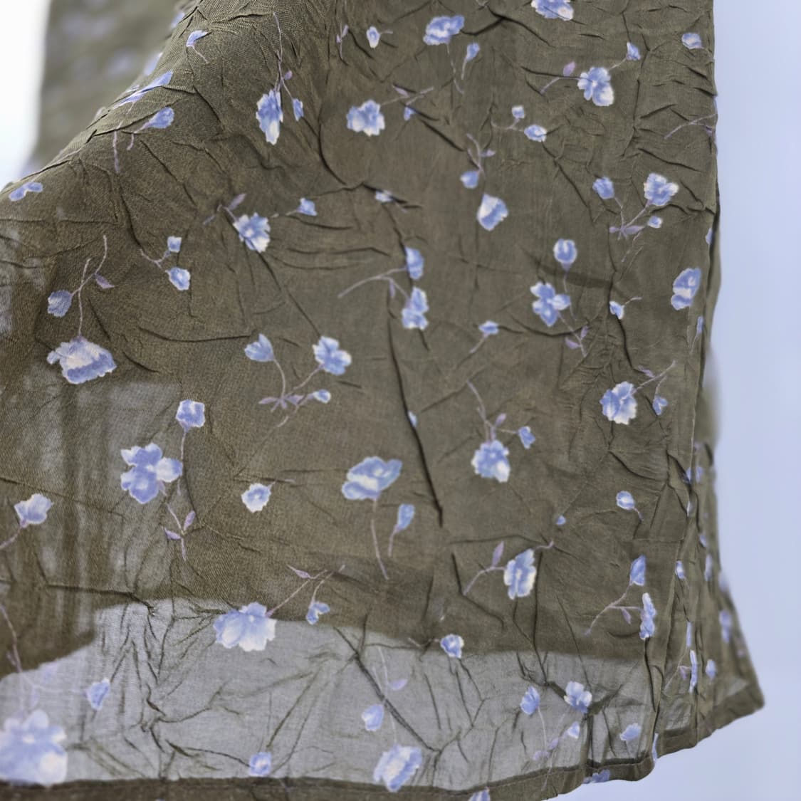 소프트 무드 은은한 올리브 스커트 oriental floral 상품이미지9