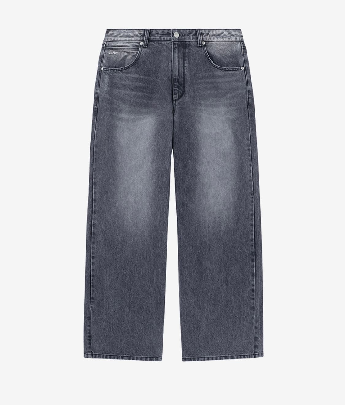 (새상품) 인사일런스 로우 웨이스트 와이드 데님 팬츠 ASH GREY 상품이미지2