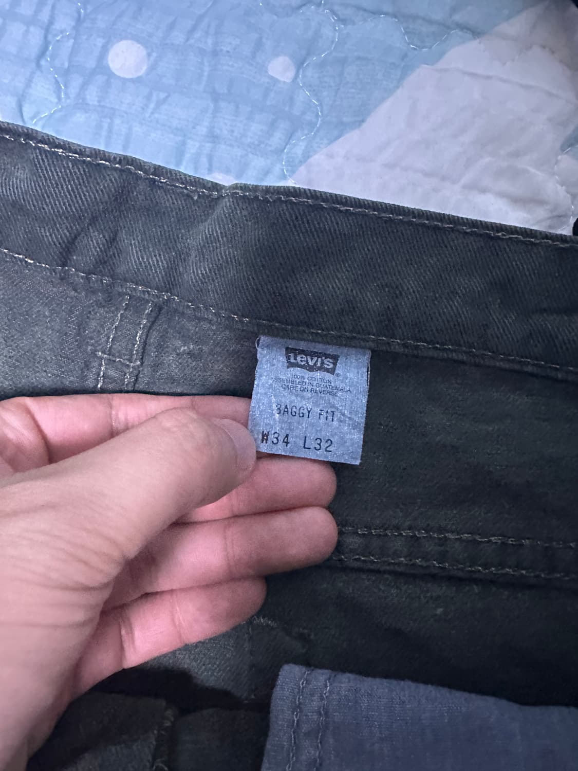 [34X32] 90s 빈티지 리바이스 L2 배기 데님 팬츠 상품이미지7