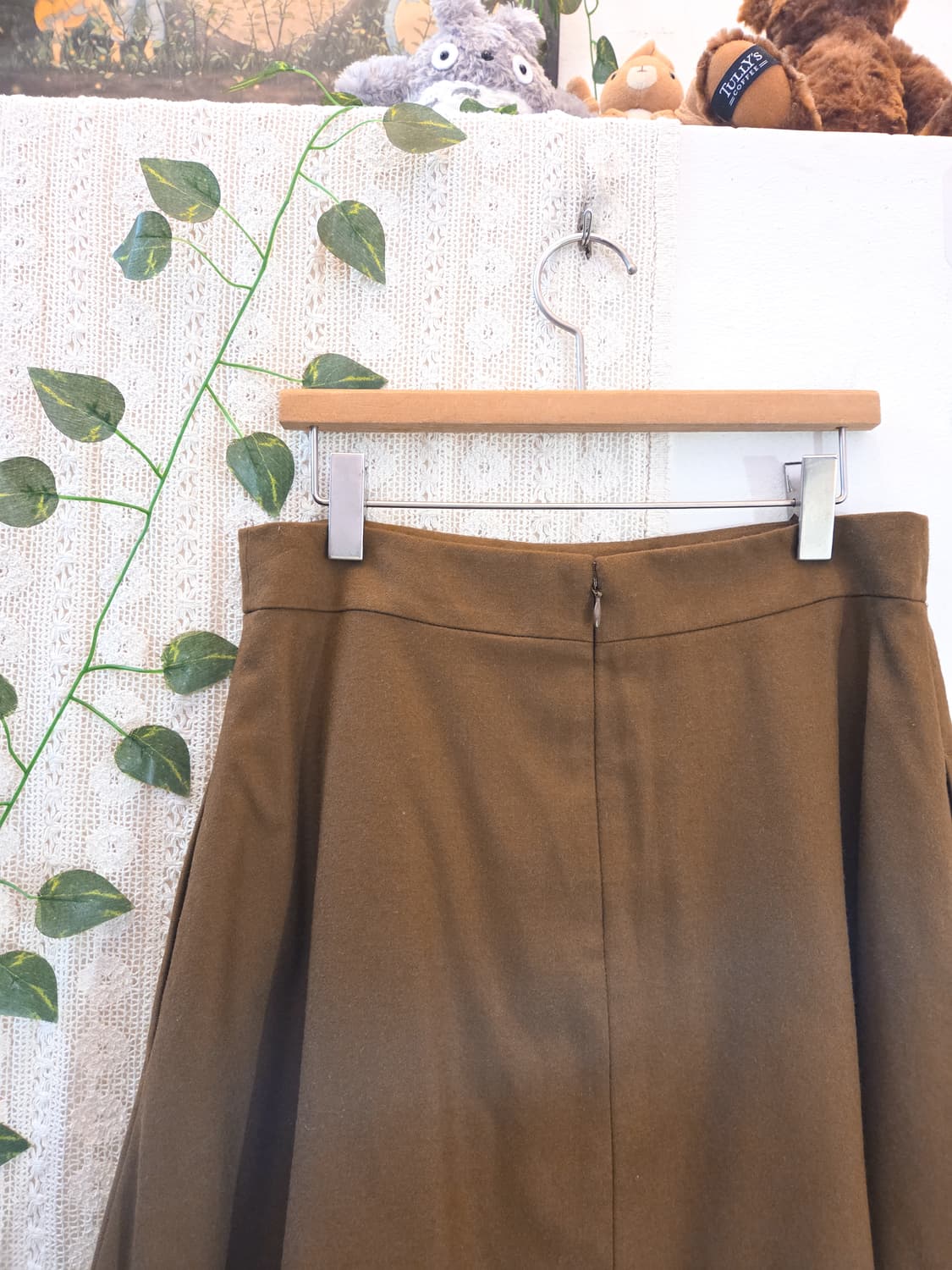 카멜 울스커트 상품이미지6