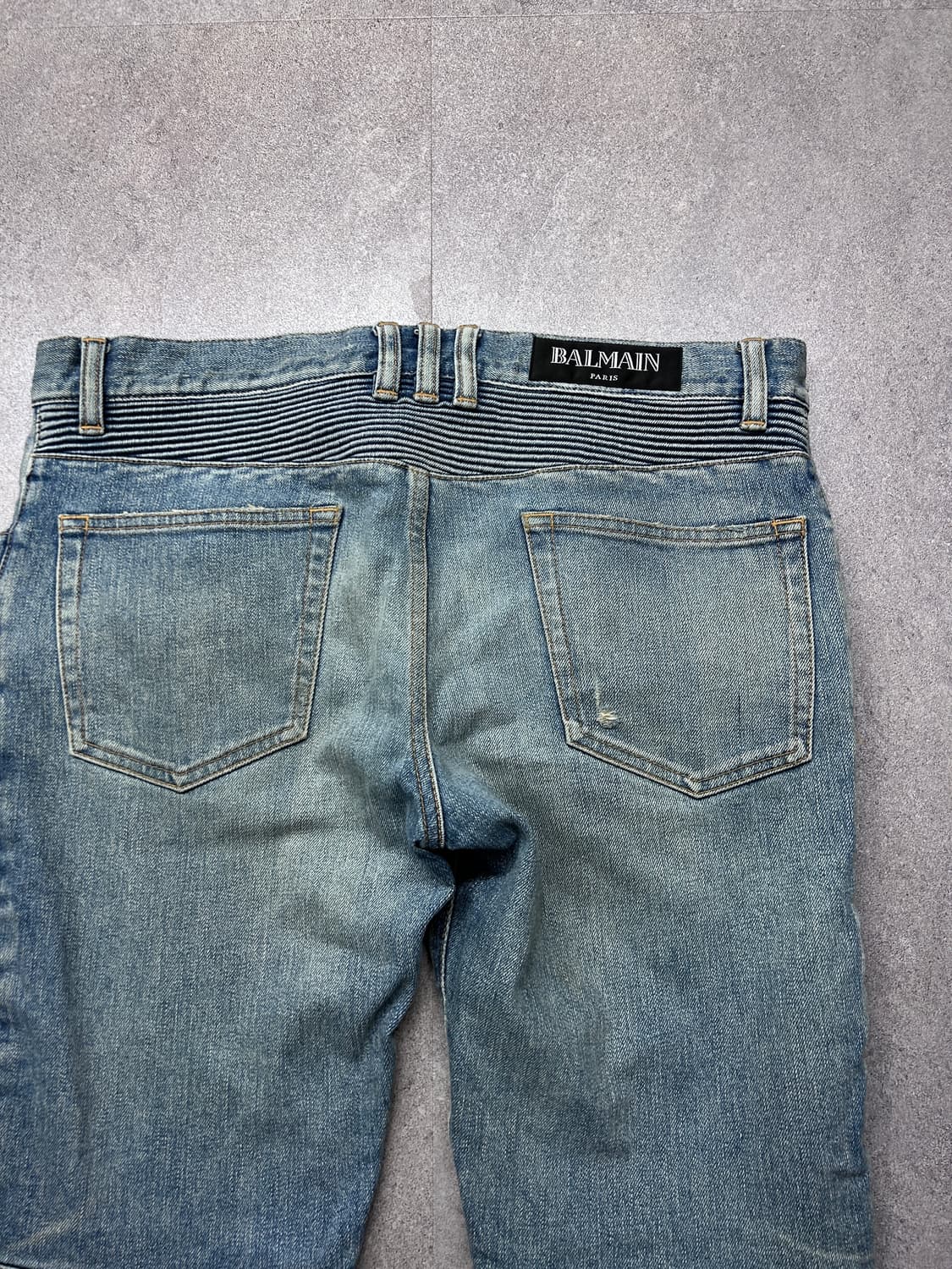 발망 16fw 디스트레스드 바이커 팬츠 상품이미지9