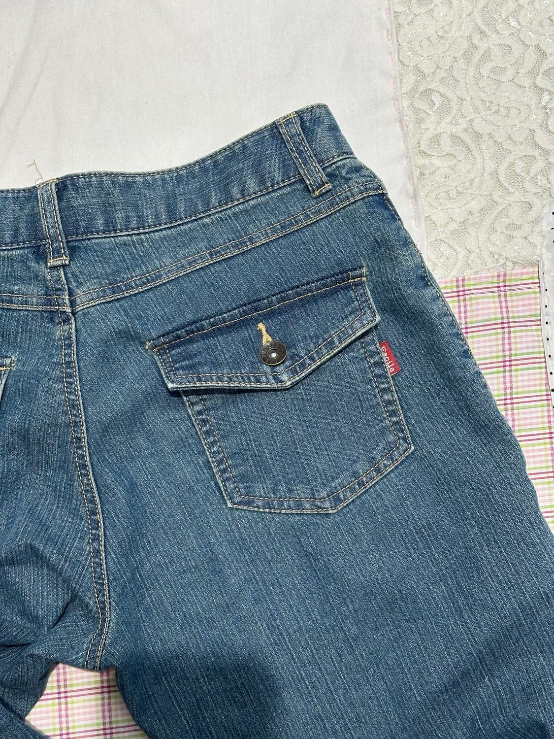 포켓 연청바지  상품이미지3