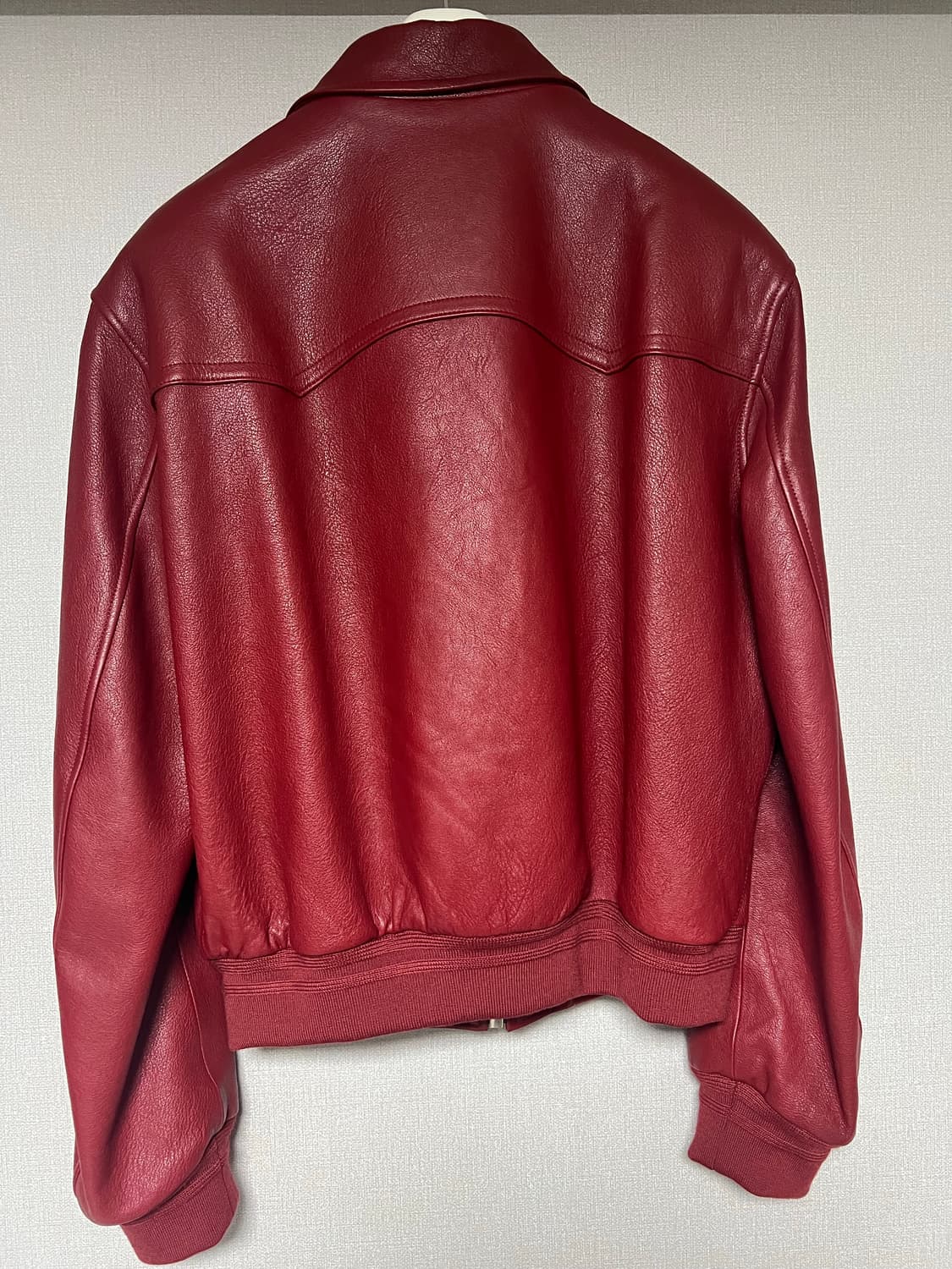 [L]렉토 벤 21 빈티지레드 점퍼 초판 상품이미지5