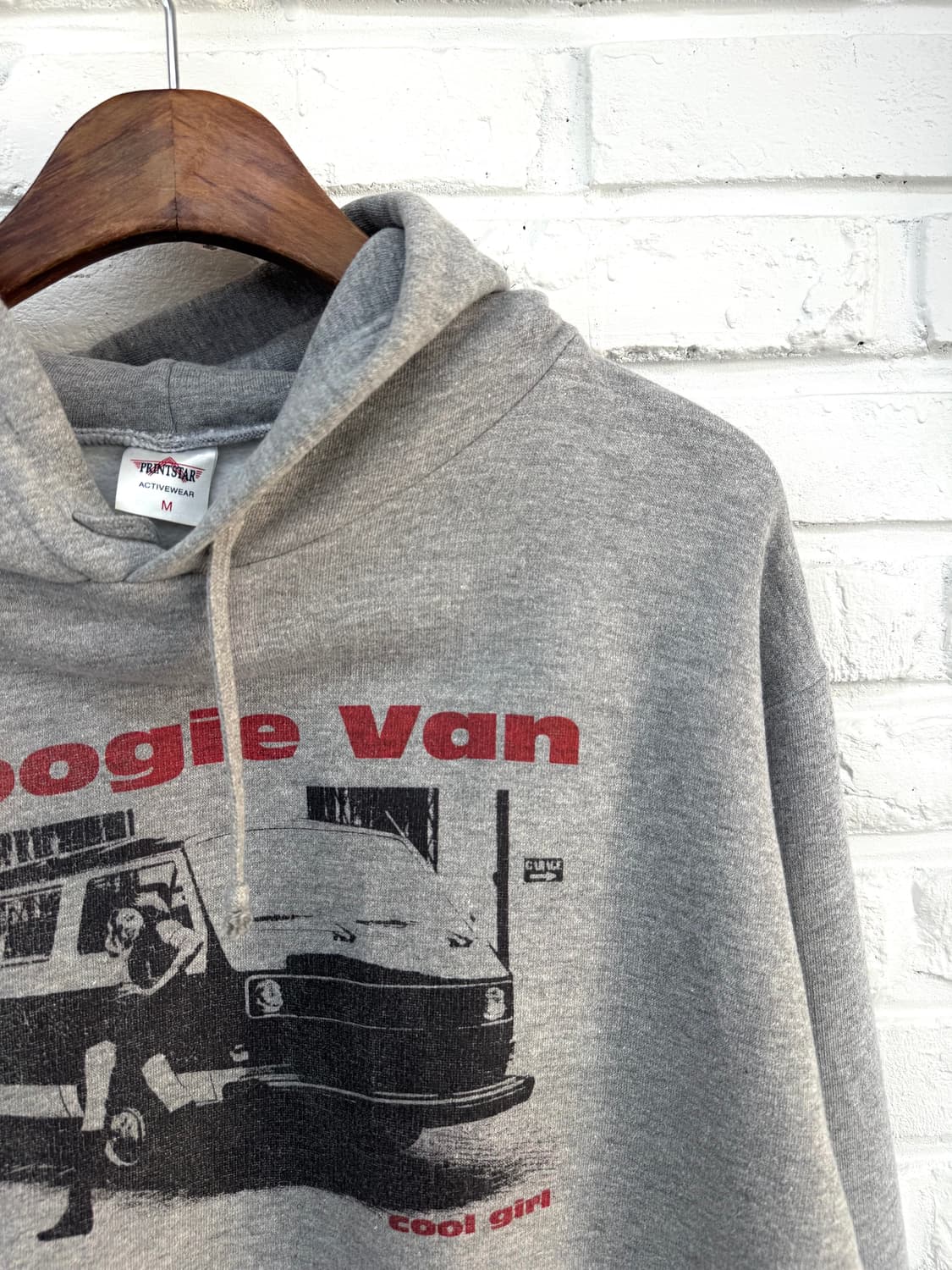 printstar 그레이 기모 후드티 상품이미지4