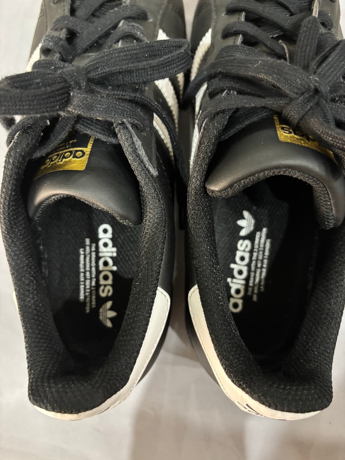 아디다스 슈퍼스타 검흰 240 상품이미지5