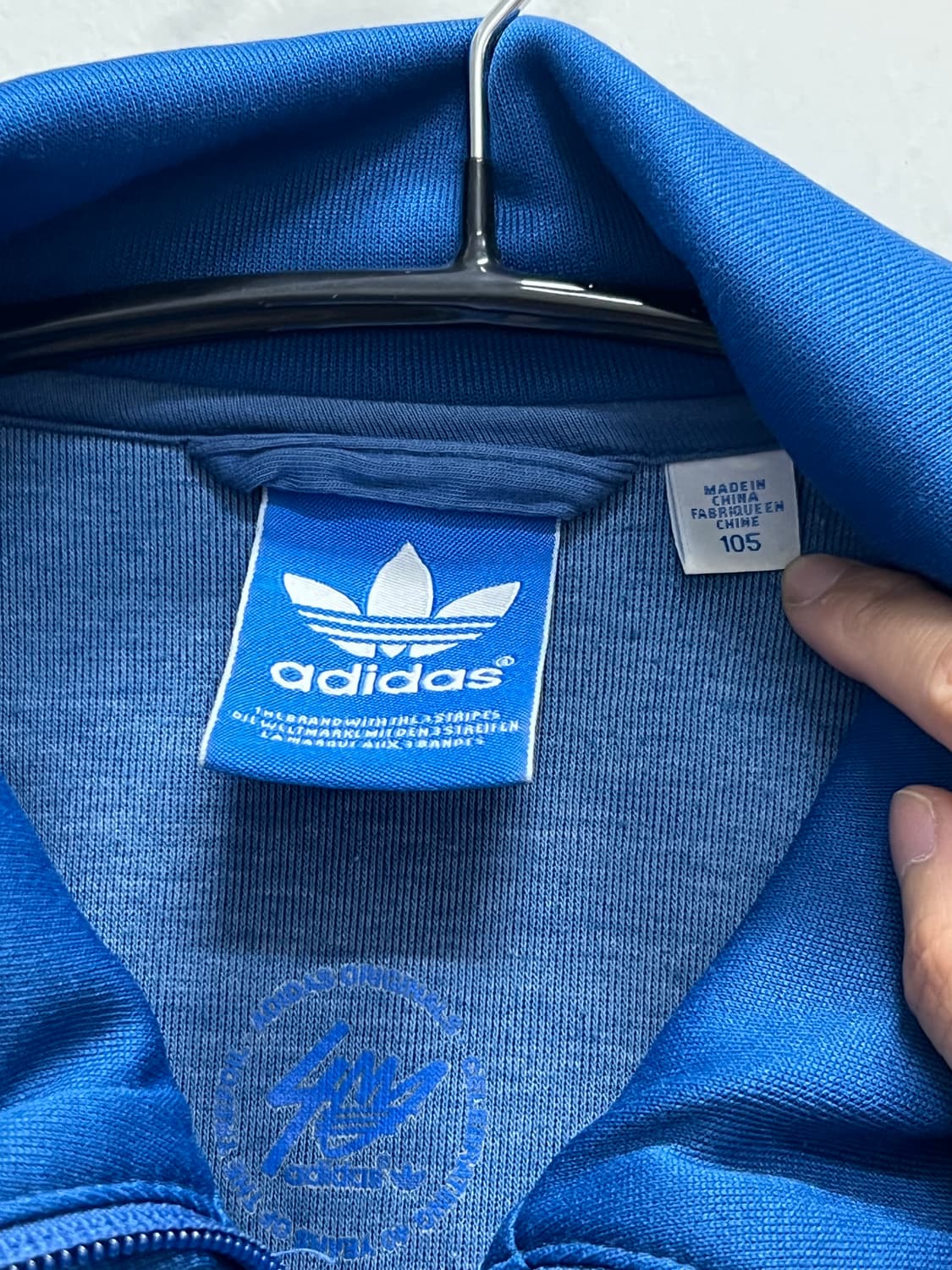 아디다스 파이어버드 프랑스 국대 트랙탑 져지 블루 상품이미지4