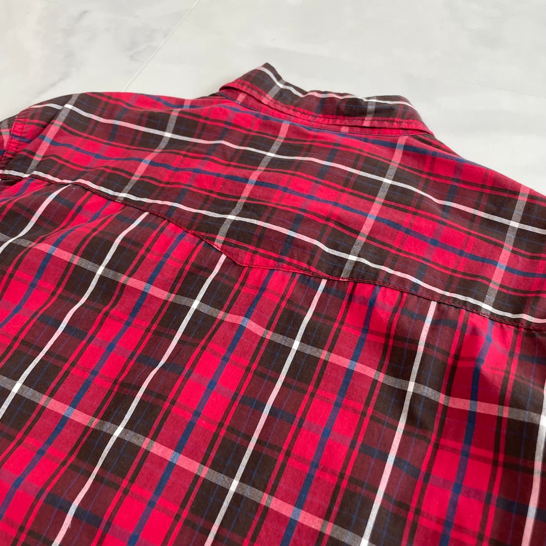 리바이스 빈티지 레드탭 빅요크 웨스턴 체크셔츠 펄스냅 M 상품이미지5