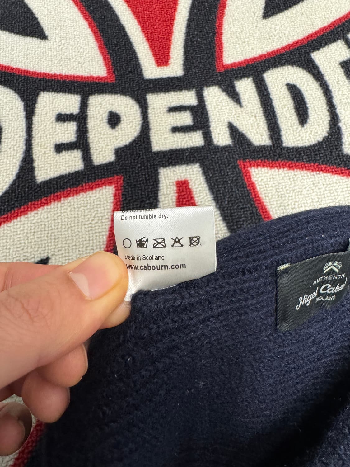 나이젤 카본 솔리드 비니 네이비 상품이미지4