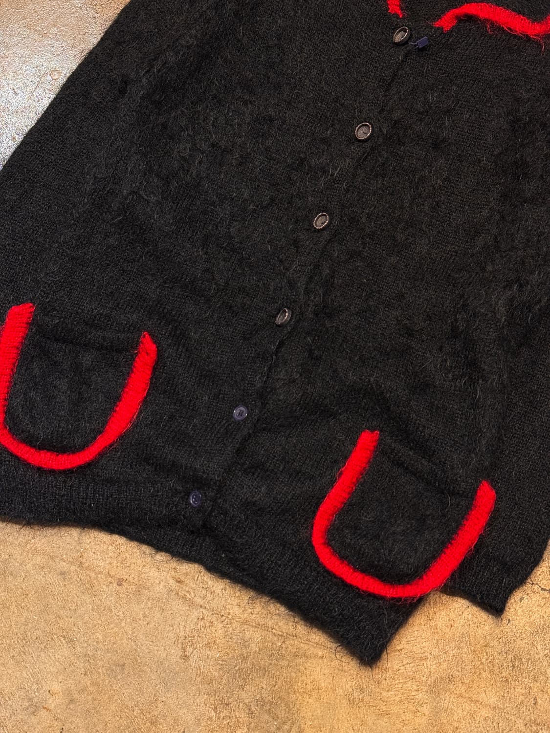 44-55 ) Japanese Vintage Mohair Cardigan 상품이미지5