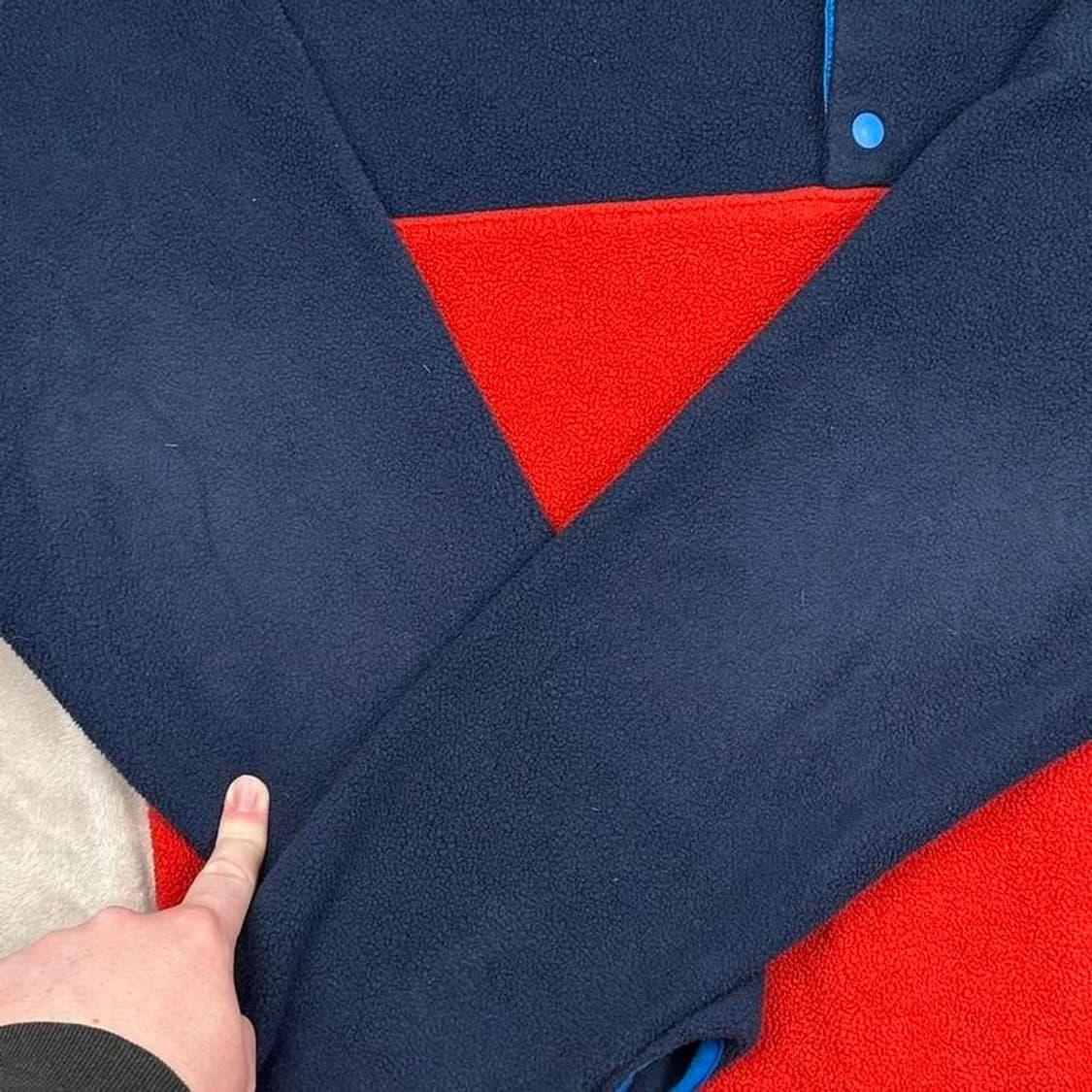 10s 파타고니아 신칠라 스냅-T 네이비/레드/블루 상품이미지5