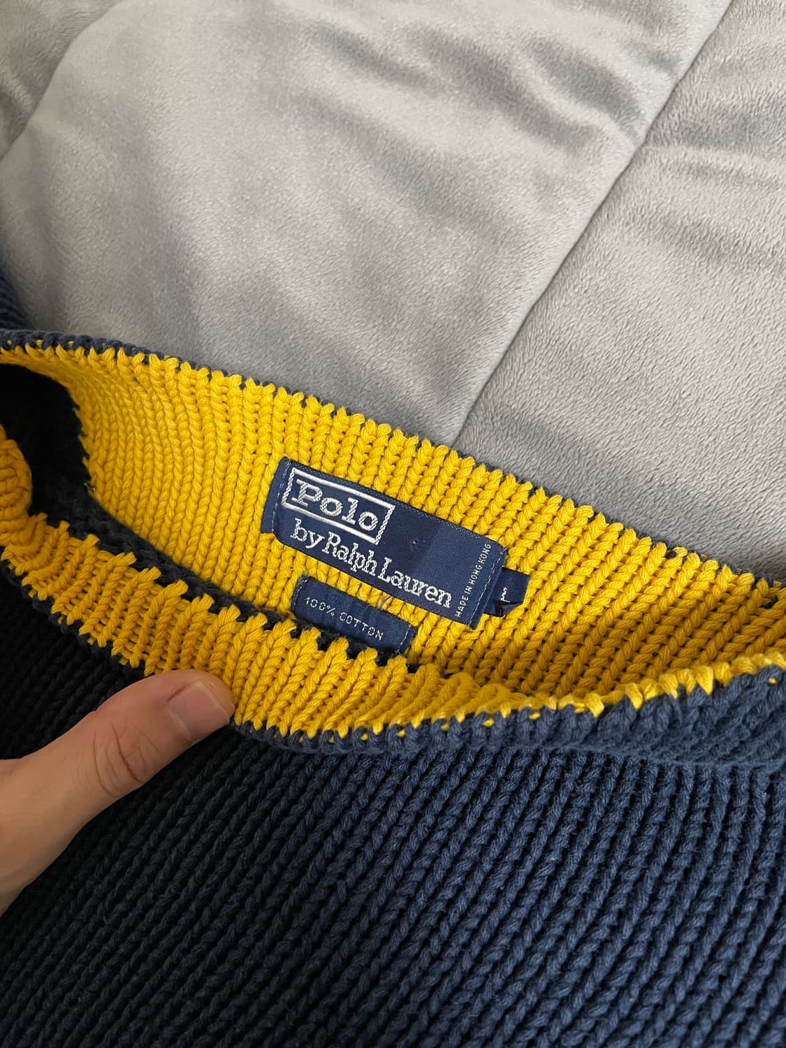 폴로 랄프로렌 코튼니트 L 상품이미지3