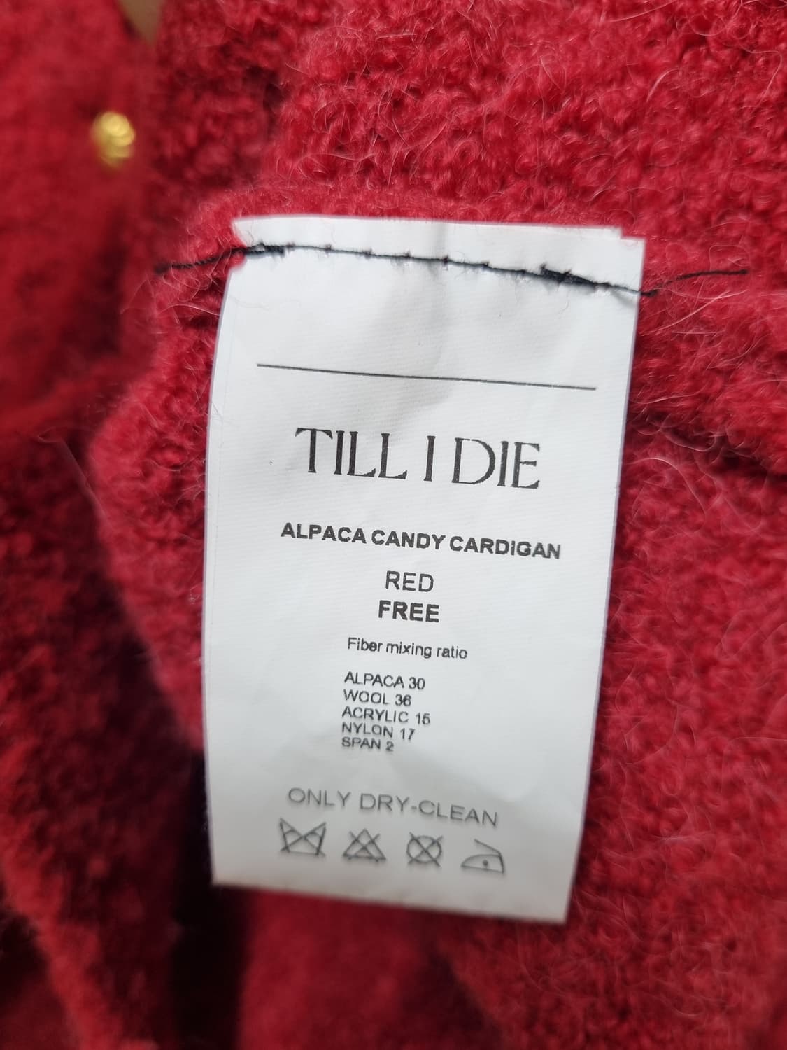 틸아이다이 니트가디건 (새상품급) 상품이미지6