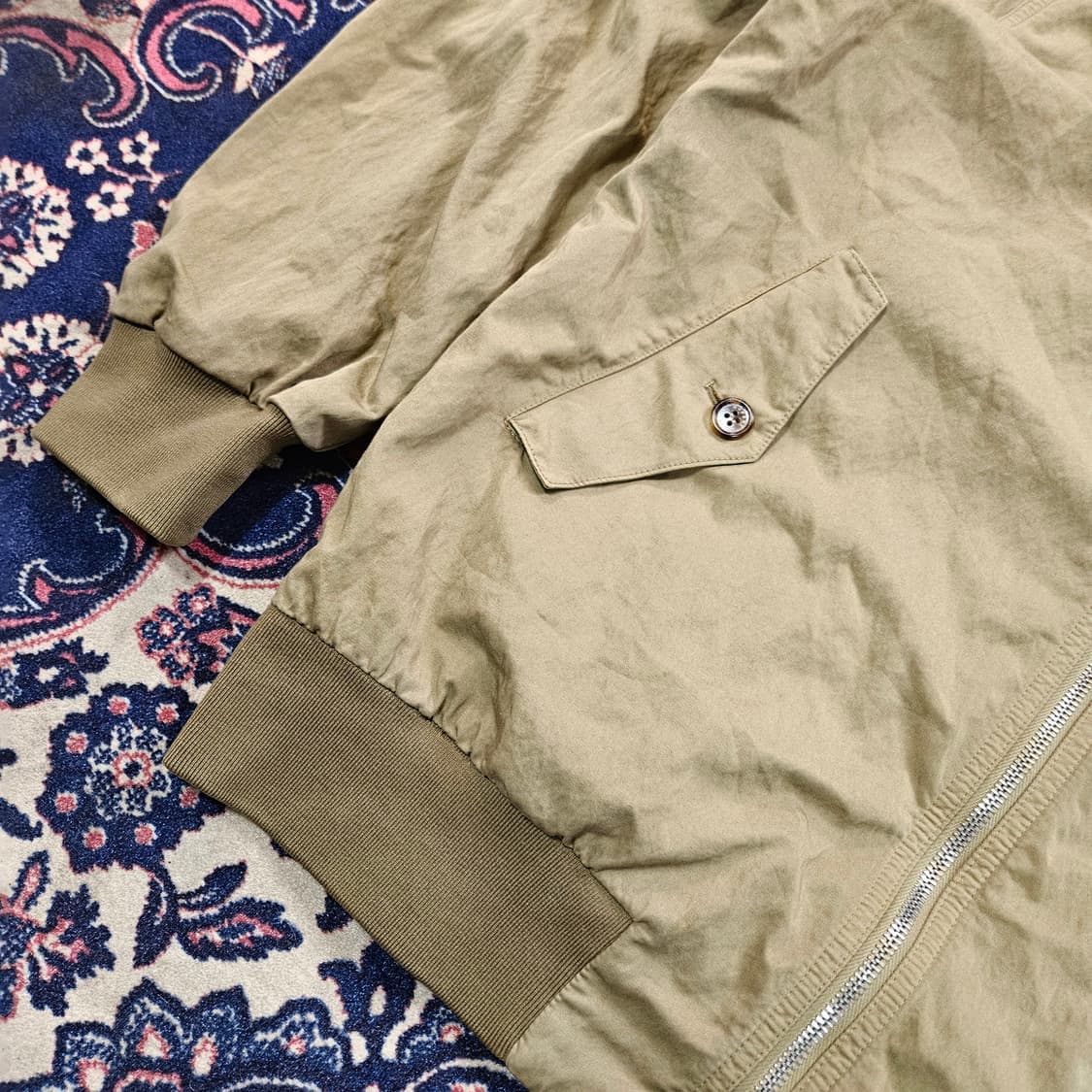 Robert Talbott 클레식 헤링턴 봄버자켓 M size 상품이미지5