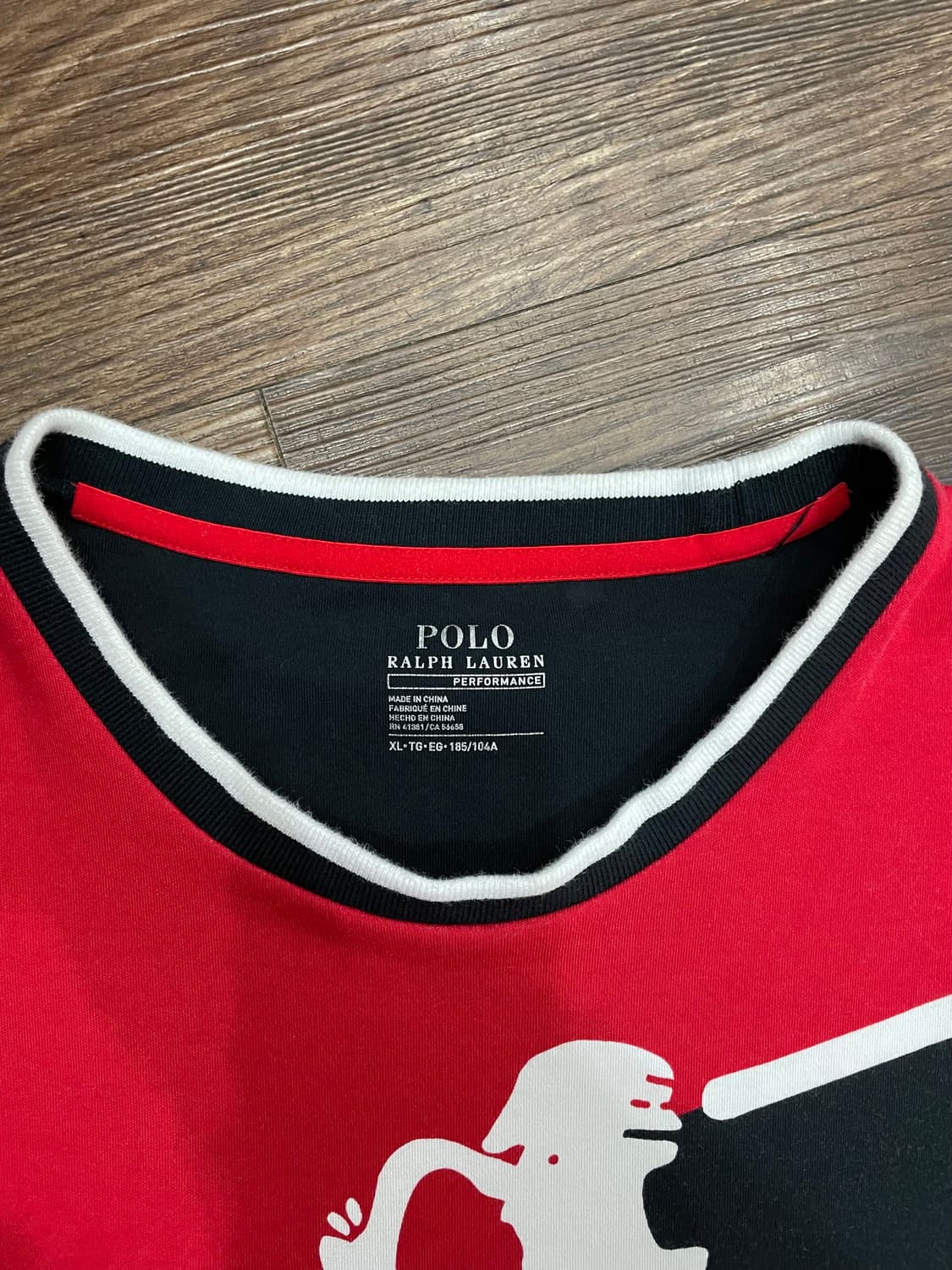 폴로 P-Wing 코튼 인터락 빅로고 그래픽 맨투맨 티 상품이미지6