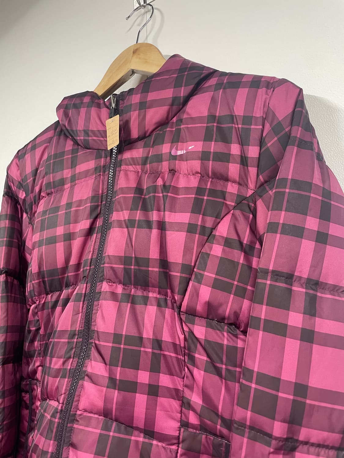 나이키 핑크 퍼플 리버시블 덕다운 패딩 상품이미지2