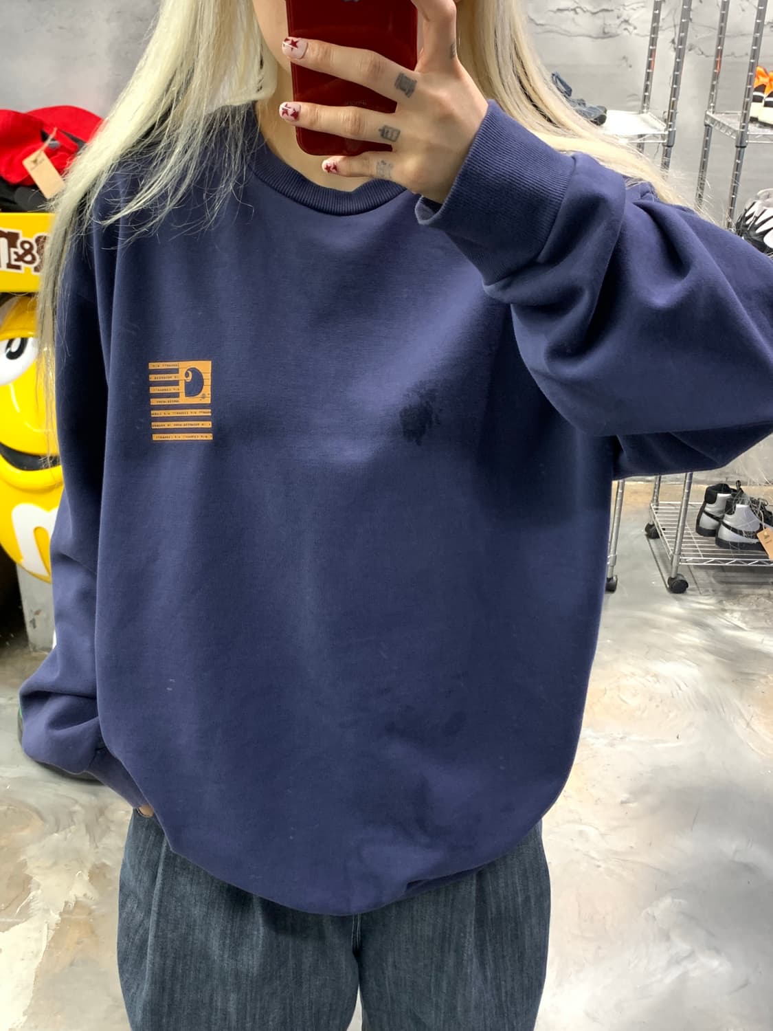 칼하트wip 플래그 스웻셔츠 상품이미지8