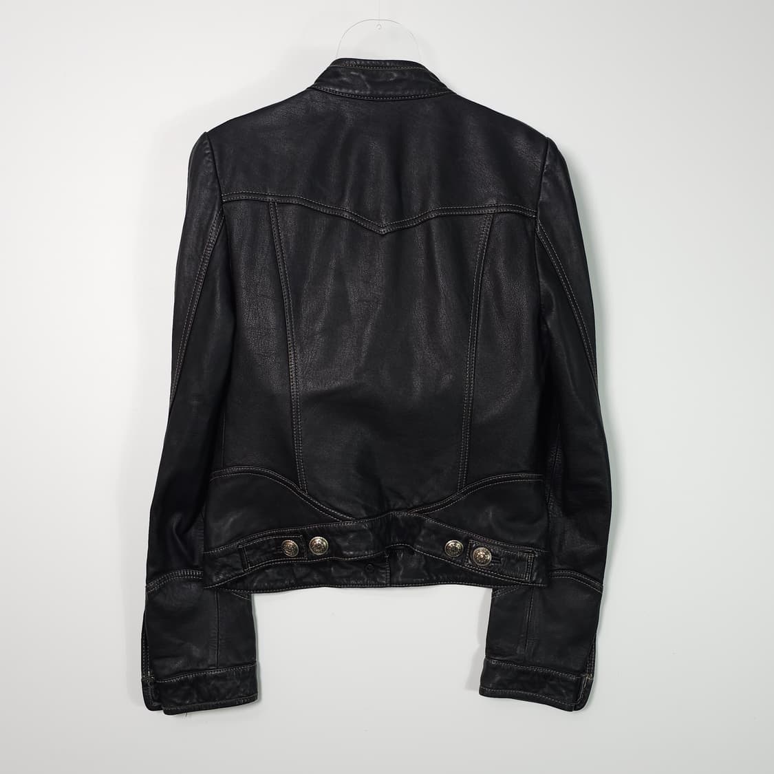 크롭 램스킨 자켓 66 상품이미지4