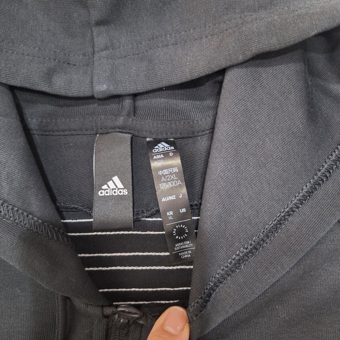 아디다스  후드집업XL 상품이미지2