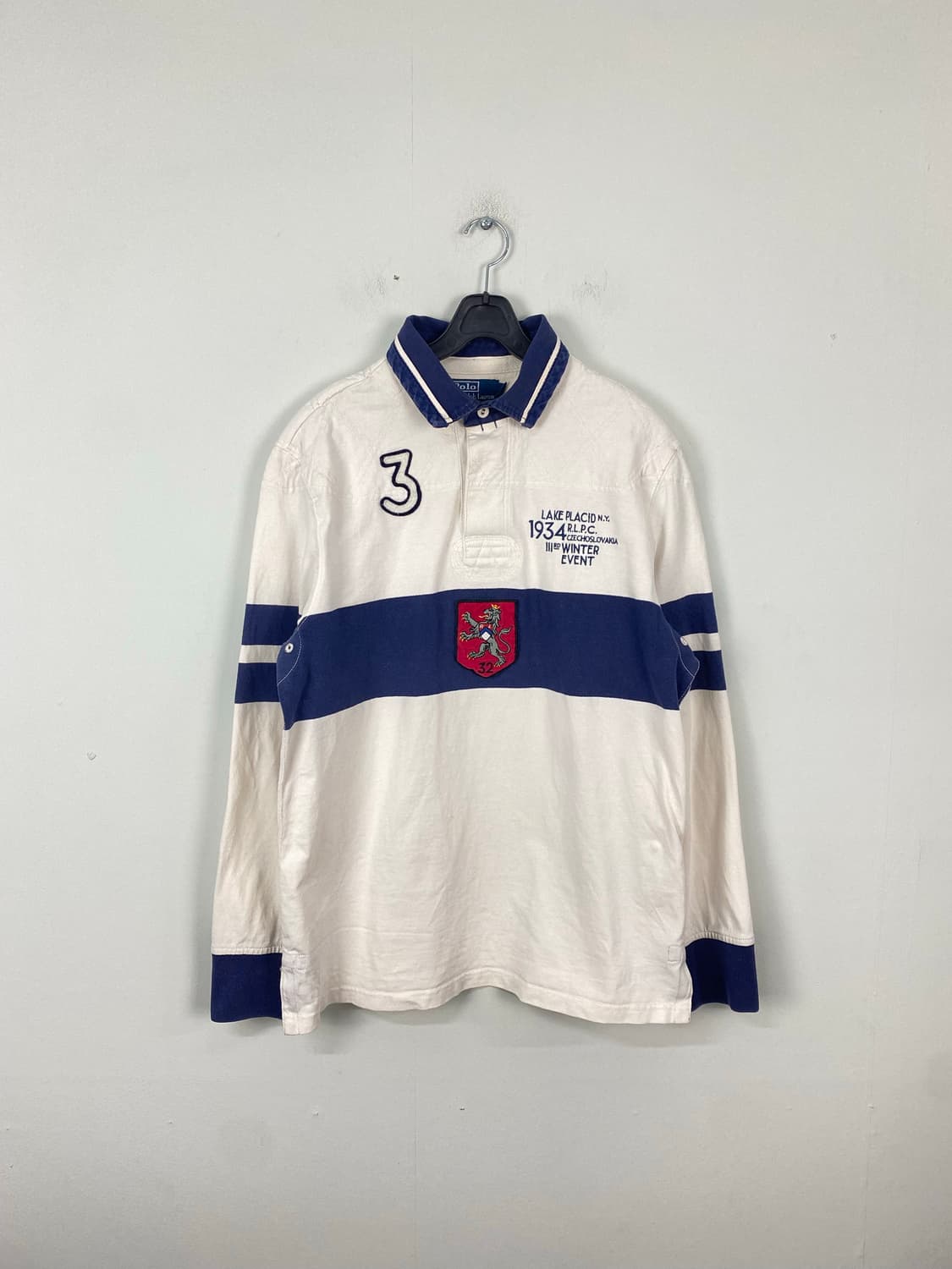 폴로 랄프로렌 긴팔 럭비 카라티 L <456> 상품이미지1