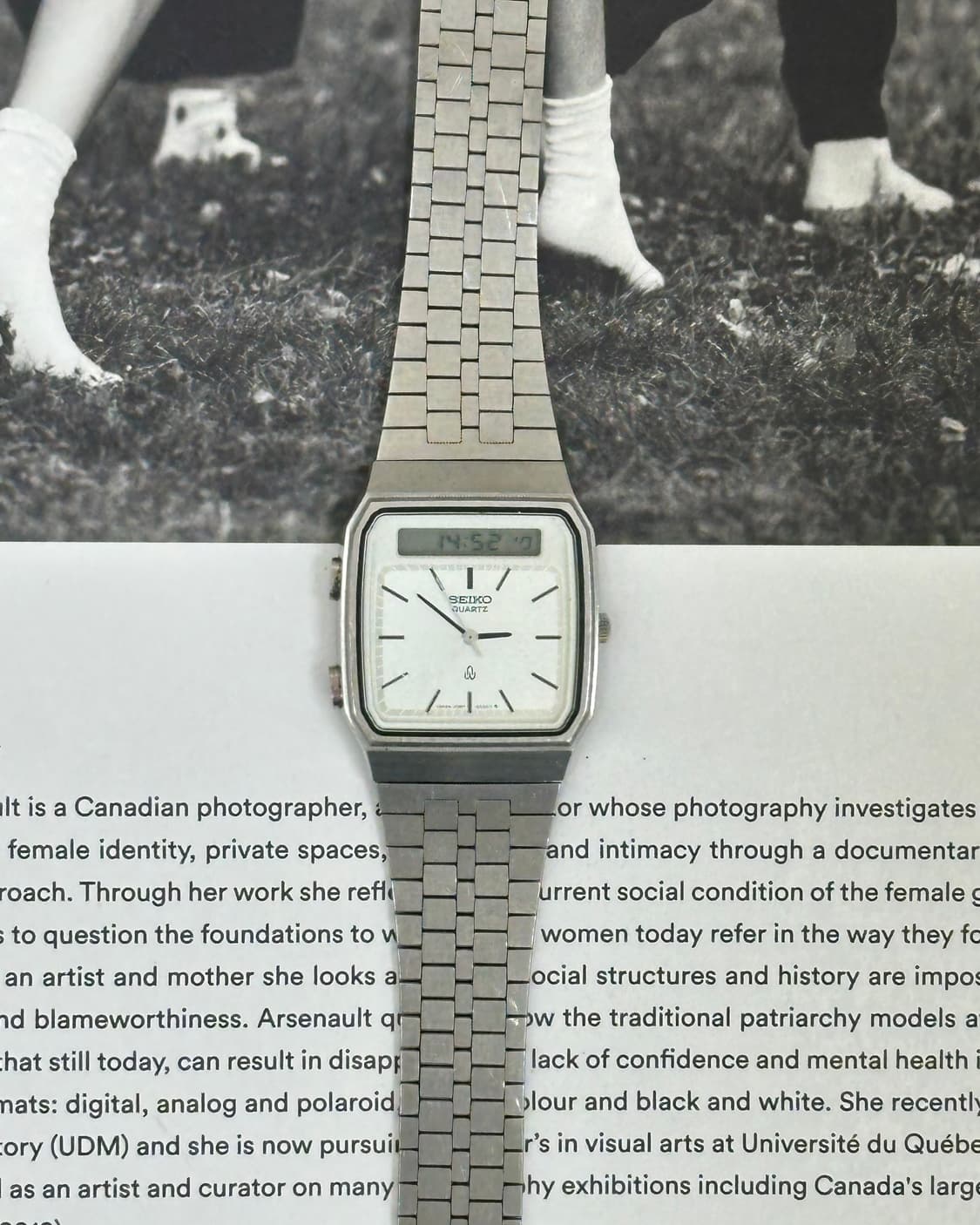 세이코 아나디지 쿼츠 시계 상품이미지4