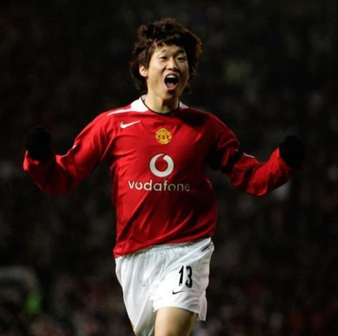 04-06 맨유 데뷔 박지성 긴팔 홈 유니폼 M 상품이미지9