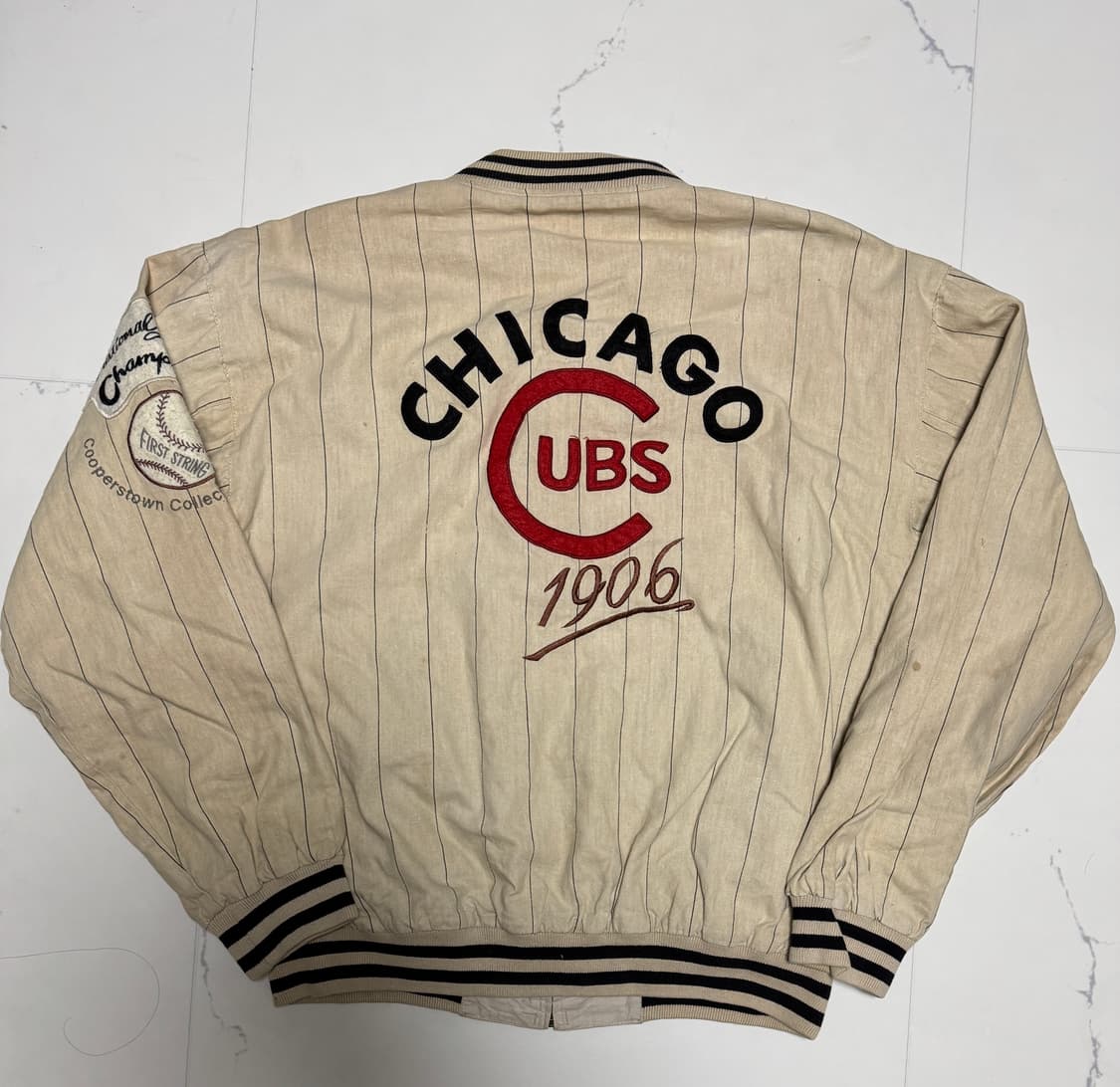 [XL/리버시블] 90s 미라지 시카고 컵스 쿠퍼스타운 자켓 상품이미지2