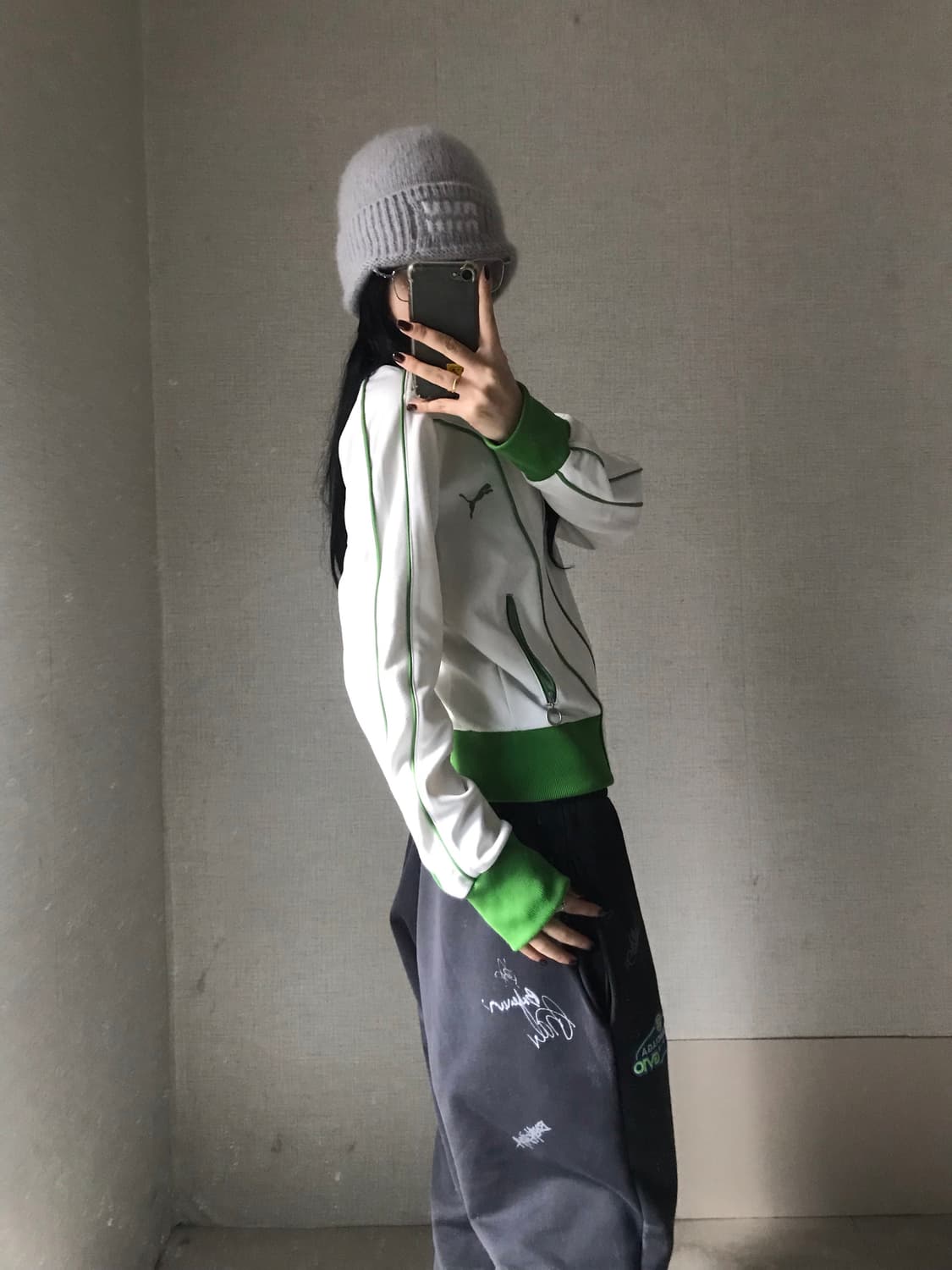 퓨마 화이트 하이넥 져지 상품이미지4