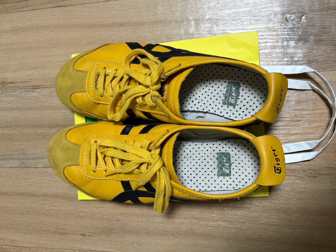 오니츠카 타이거 멕시코 66 옐로우 블랙 255 상품이미지4