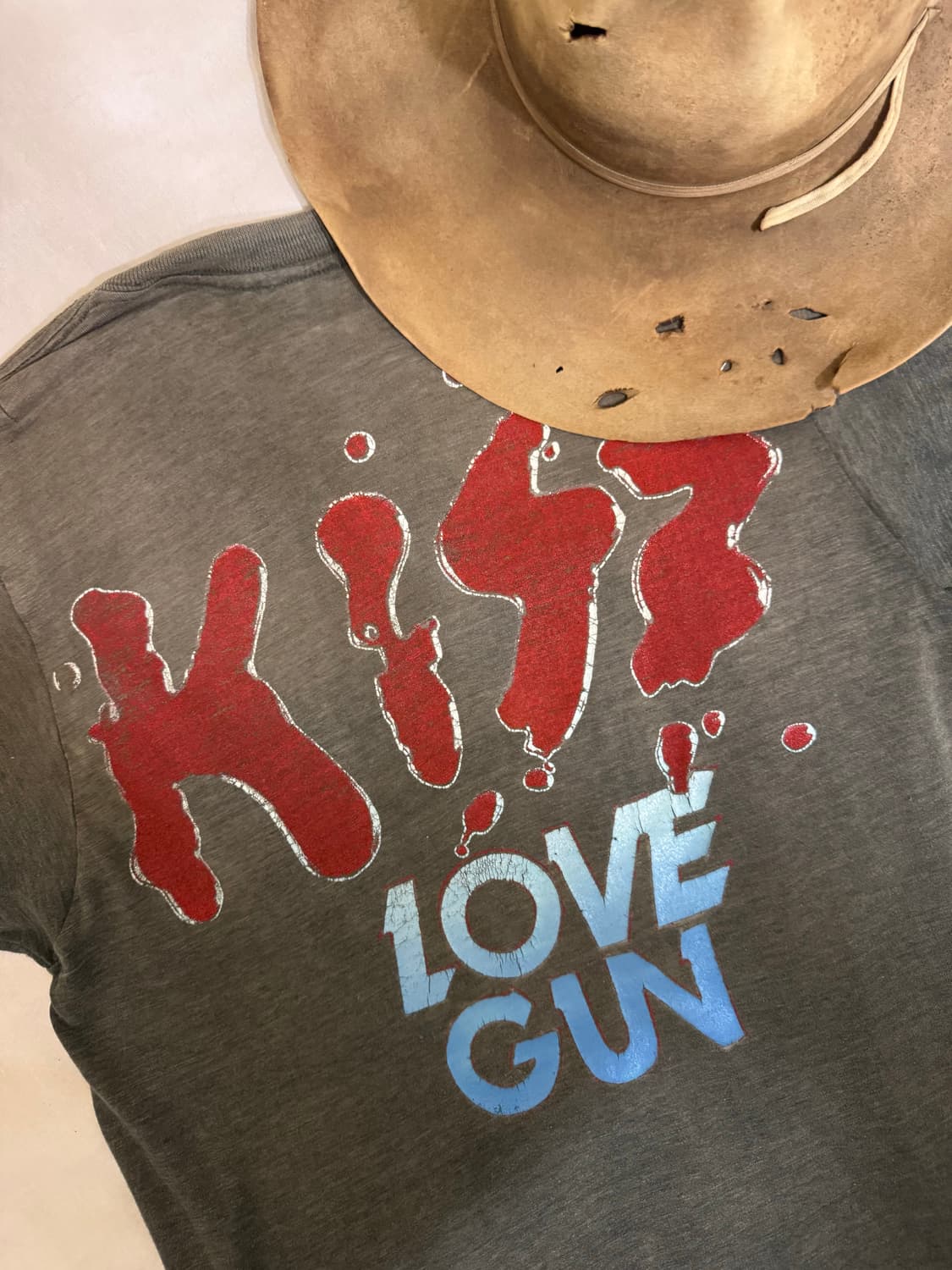 70‘~80‘s kiss vintage t-shirt /키스 상품이미지5