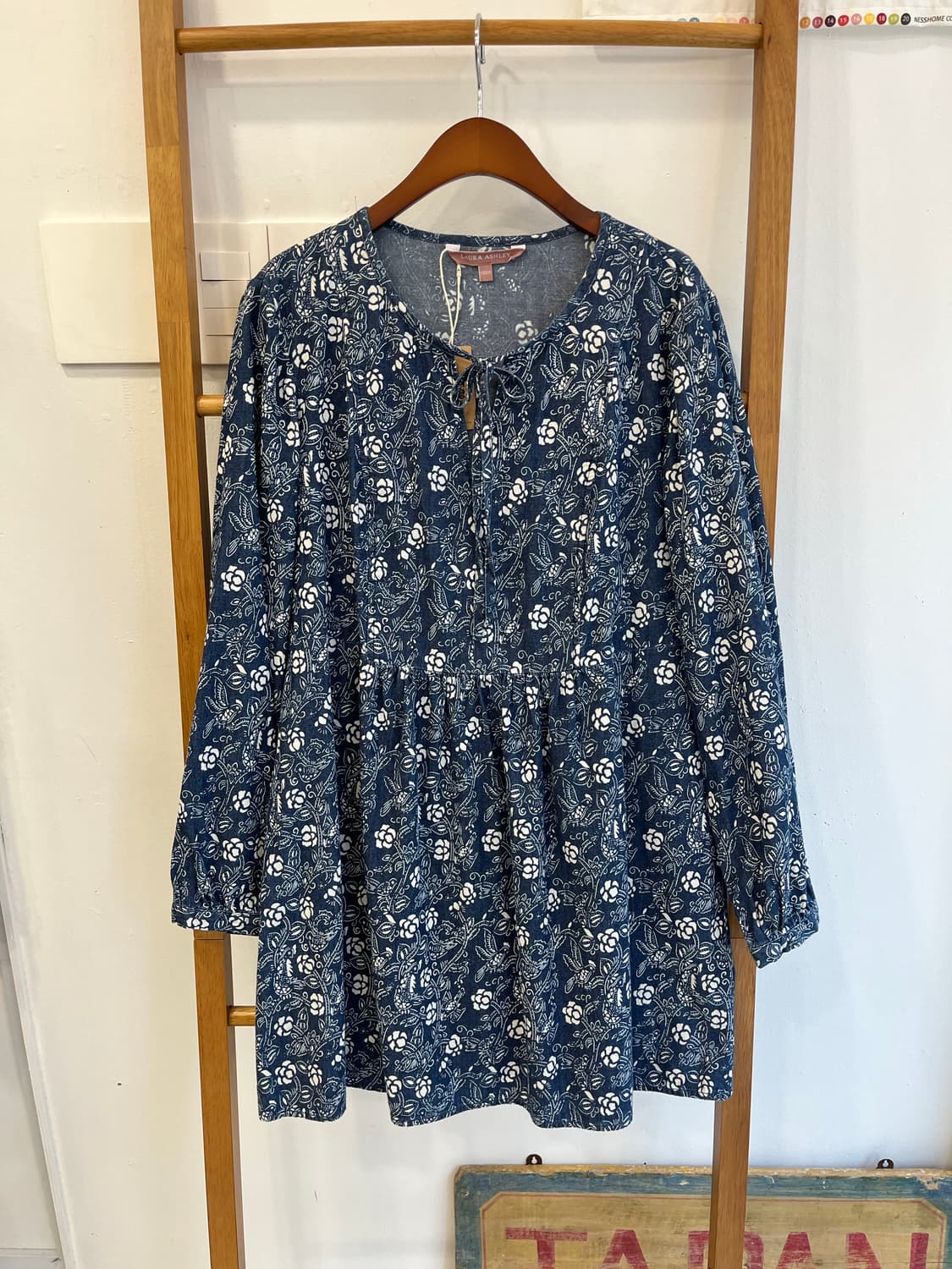 로라애슐리 빈티지 플라워 코튼 원피스 상품이미지1