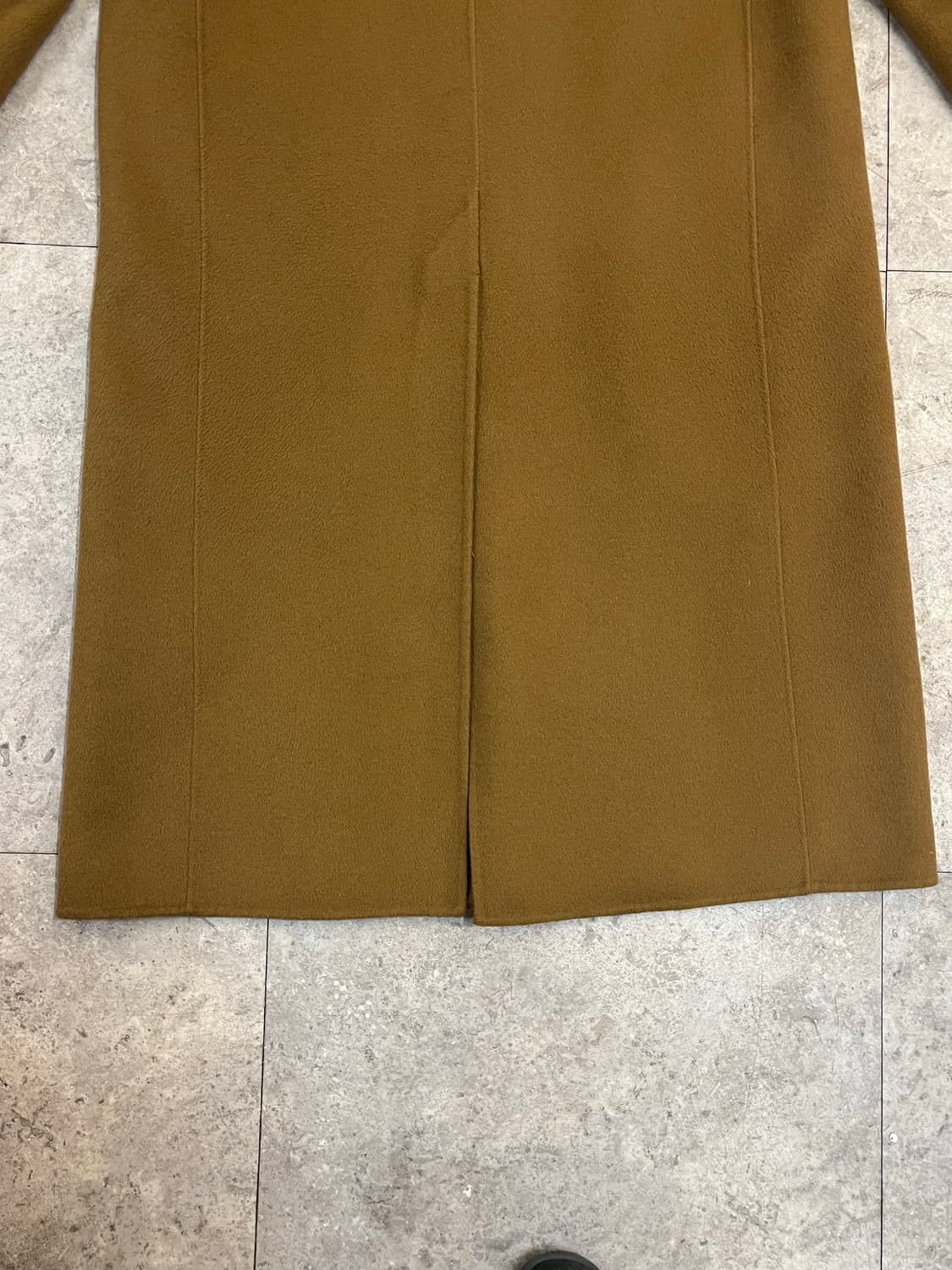 빈티지 울 캐시미어 롱코트 브라운 105 #csz3418 상품이미지8