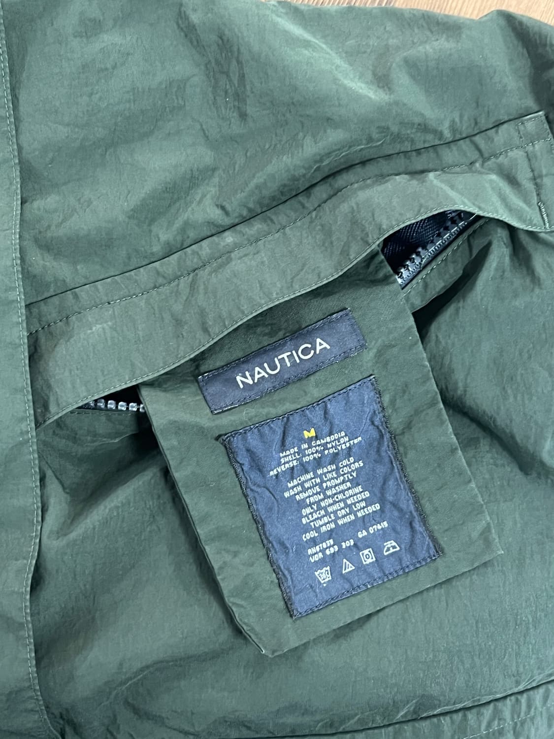 Nautica 노티카 올드스쿨 리버시블 카키 자켓 상품이미지8