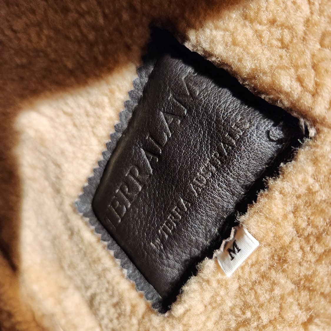 오리지널 00s 양가죽 양털 숏 무스탕 자켓 M 100 상품이미지4