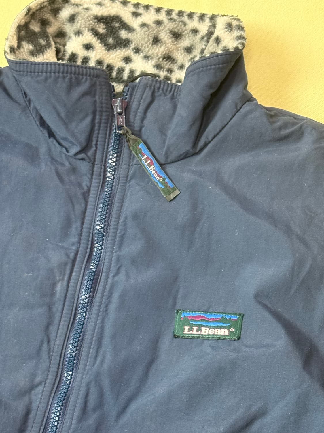 엘엘빈 웜업 플리스 집업 자켓 80~90s 상품이미지2